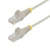 Startech N6PAT9INGRS SLIM CAT6 CABLE GRAY LSZH SLIM SNAGLESS RJ45 UTP PATCH CABLE