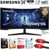 Samsung C34G55TWWN 34IN ODYSSEY G55T CURVED 32:9 FREESYNC HDMI/DP 165HZ 1YR