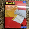 3M TP3854-150 SCOTCH THERMAL POUCHES 8.9INX11.4IN 150POUCHES