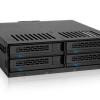 Icy Dock MB324SP-1B EXPRESSCAGE MB324SP-1B 4 BAY 2.5IN SATA/SAS HOT SWAP ENCLOSURE