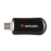 30225 VERBATIM 128GB PLECTRA USB-C FLASH DRIVE BLACK