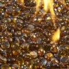 Outdoor Greatroom Tempered Fire Glass Gems in Multiple Colors