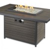 Outdoor Greatroom 40/50/61" Taupe Brooks Square Gas Fire Pit Table