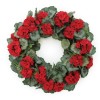 Geranium Floral Wreath 24"D