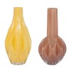 Diamond Pattern Glass Bud Vase (Set of 4)