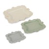 Ornate Embossed Decorative Tray (Set of 3)