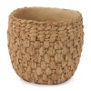 Woven Texture Cement Planter 7"D
