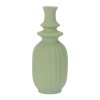 Ribbed Stoneware Bottle Vase (Set of 2)