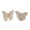 Detailed Butterfly Shelf Sitter (Set of 2)