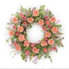 Mixed Daisy and Lavender Floral Wreath 24 Inch