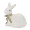 Rabbit Figurine with Bow (Set of 2)