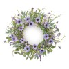 Pink Cosmos Floral Wreath 22 Inch