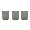 Geometric Patterned Votive Holder (Set of 3)