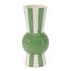 Striped Accent Tapered Vase 8"H