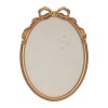 Oval Pin Board Frame with Elegant Bow Accent 23.5"H