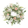 Mixed Daisy Floral Candle Ring 18 Inch