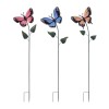 Iron Butterfly Garden Stake (Set of 3)