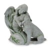 Angel with Dog Statue (Set of 2)