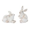 Distressed Rabbit Figurine (Set fo 2)