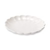 White Scalloped Stoneware Dinner Plate (Set of 2)