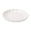 White Scalloped Stoneware Dessert Plate (Set of 4)