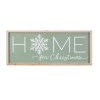 Home for Christmas Snowflake Wall Sign 24"L
