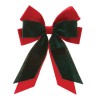 Double Bow Ornament (Set of 2)