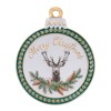 Merry Christmas Deer Ornament Wall Sign 15"H