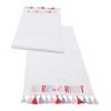 Merry and Bright Tassel Table Runner 72"L