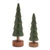 Rustic Wooden Evergreen Tree (Set of 2)