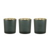 Geometric Patterned Votive Holder (Set of 3)