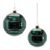 Glass Ball Ornament Set of 4
