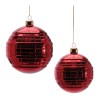 Glass Ball Ornament Set of 4 4" & 5"