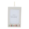 Merry & Bright Photo Frame Ornament Set of 6 3"L x 4.25"H