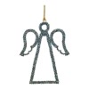 Angel Ornament Set of 4 5.25"H Iron & Acrylic