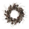 Pine Cone and Twig Wreath 23"D