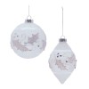 Glass Holiday Ornaments (Set of 6)