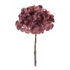 Metallic Hydrangea Flower Stem (Set of 4)