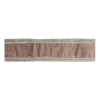Beaded Edge Velvet Wired Ribbon 4" x 5 Yds.