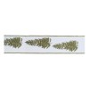 Embroidered Pine Branch Wired Ribbon 4" x 5 Yds.