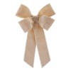 Glittered Velvet Bow Ornament (Set of 2)