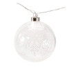 LED Snowflake Ball Ornament Light String 4.5'L