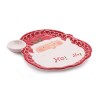 Santa Ho Ho Ho Ceramic Plate (Set of 2)