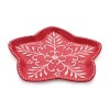 Ceramic Snowflake Plate (Set of 4)