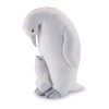 Penguin and Chick Figurines in White Finish (Set of 4)