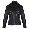 Ladies Standard Leather Braid and Stud Motorcycle Leather Jacket