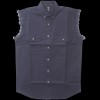 Mens Cutoffs Dark Blue Shirt