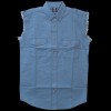 Mens Cutoffs Light Blue Shirt