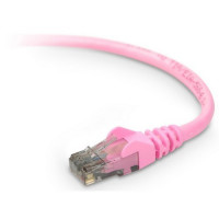 Belkin A3L980-30-PNK-S PATCH CABLE - RJ-45 - MALE - RJ-45 - MALE - UNSHIELDED TWISTED PAIR (UTP) - 30 F