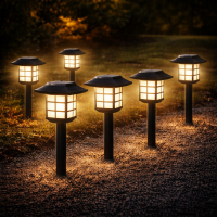 Outdoor Solar Lights Garden Landscape Lighting Outdoor Lighting Garden Lights Solar Pathway Lights - White Light
